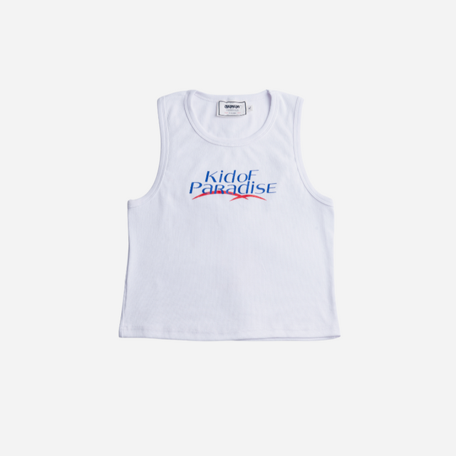 KID OF PARADISE TANK TOP| WHITE