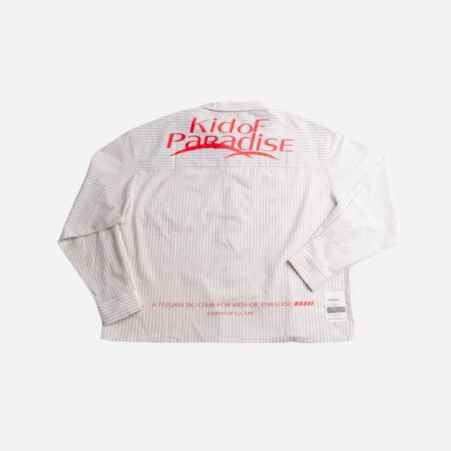 KID OF PARADISE COTTON SHIRT | WHITE BROWN