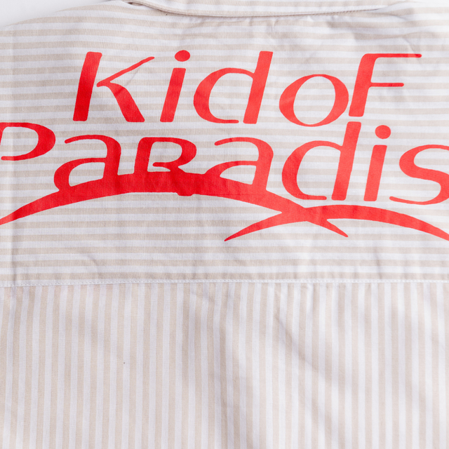 KID OF PARADISE COTTON SHIRT | WHITE BROWN