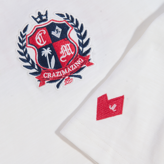 CZ UNIVERSITY SWEATER | WHITE