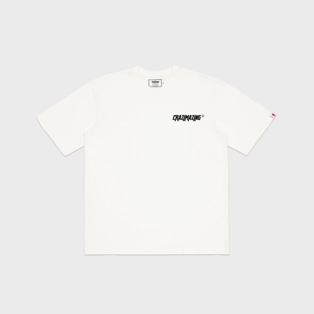 CRAZIMAZING CLASSIC TEE | WHITE