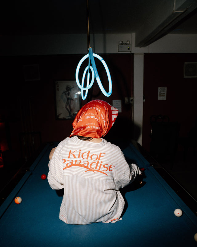 KID OF PARADISE COTTON SHIRT | WHITE BROWN