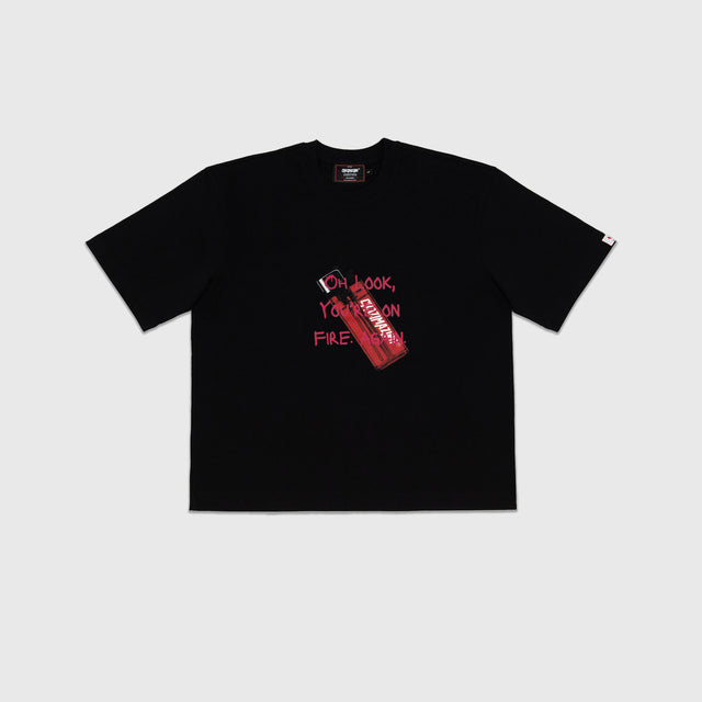 CZ LIGHTER GRAPHIC TEE | BLACK