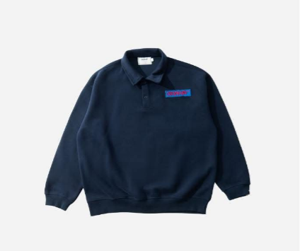 CZ SMART CASUAL POLO SWEATER | NAVY