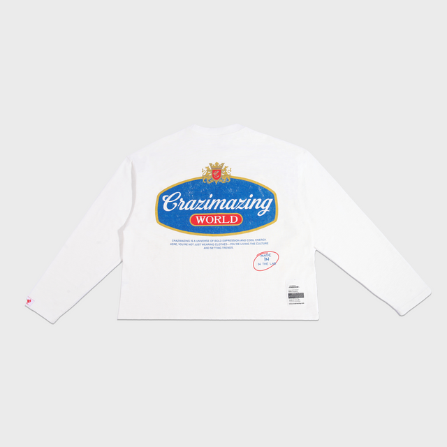 CZ RACE SPONSOR SWEATER | WHITE