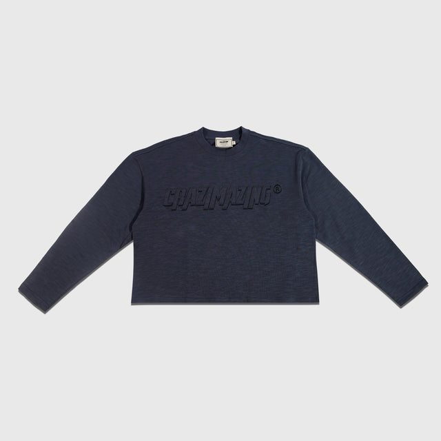 CZ MONOTONE SWEATER | COOL GREY