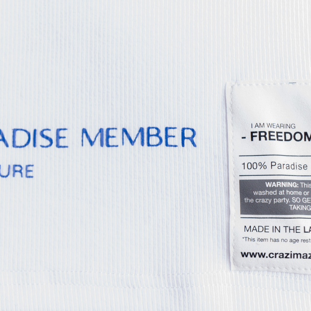 KID OF PARADISE TANK TOP| WHITE