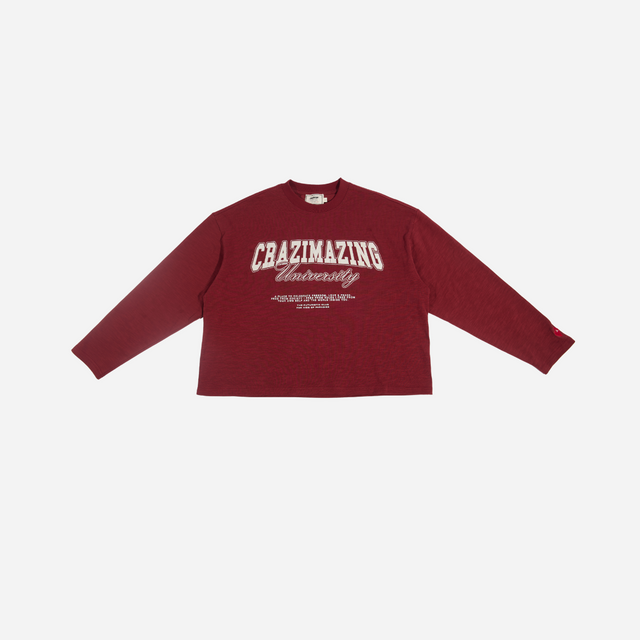 CZ UNIVERSITY SWEATER | MAROON