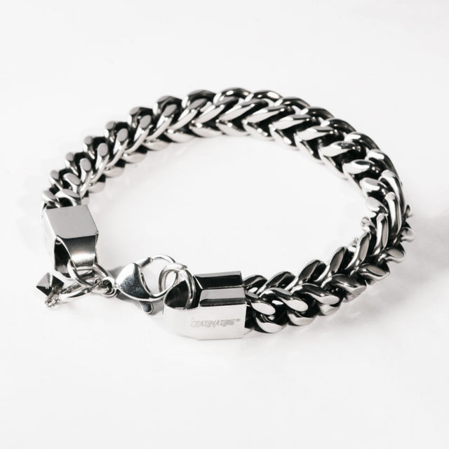 Crazimazing Heart Tag Heavy Chains in Stainless Steel