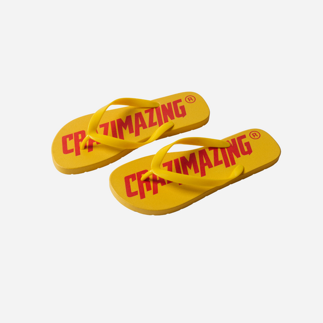 FLIP FLOPS | RED YELLOW