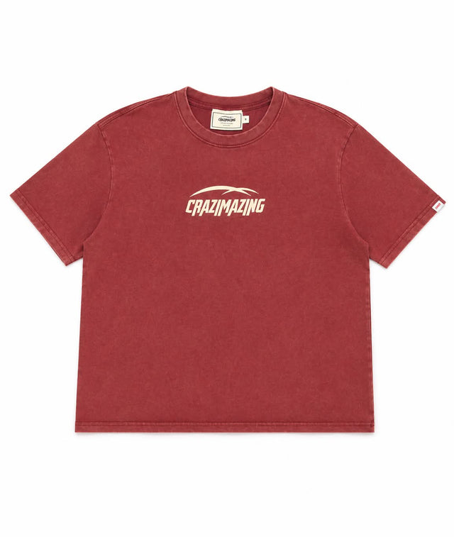 Gasoline Muscle Fit TEE | RED