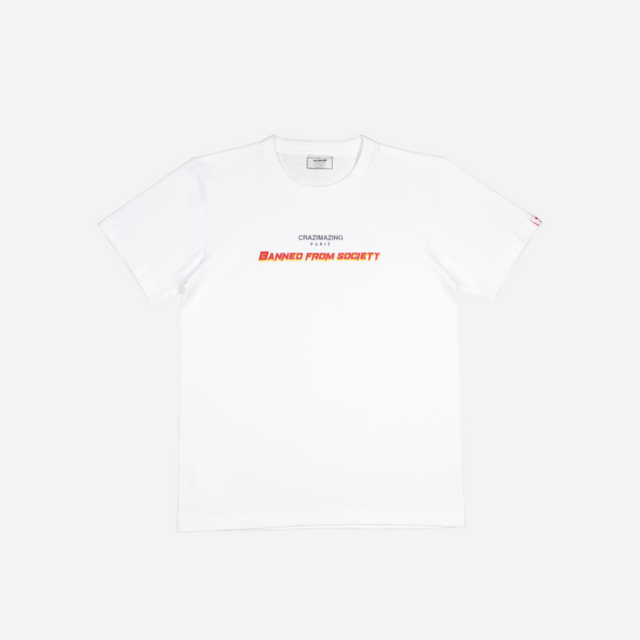 Banned from society TEE | WHITE