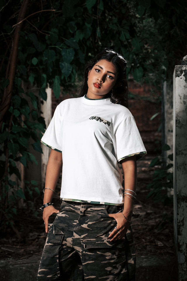 Camo Tee | White-Green