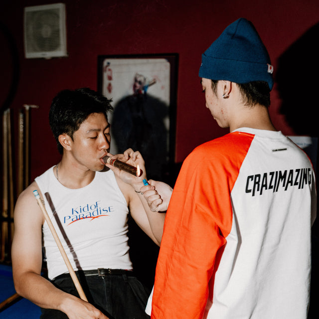 CZ Long Sleeve Shirt | RED WHITE