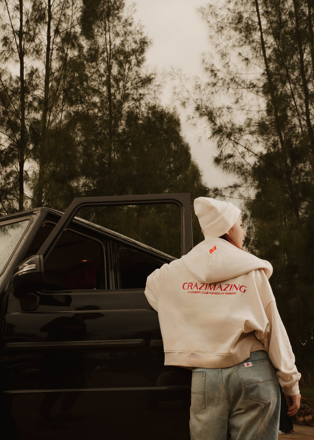 KID OF PARADISE HOOD | CREAM