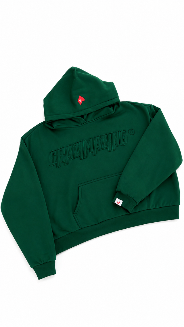 RAW HOODIE | GREEN