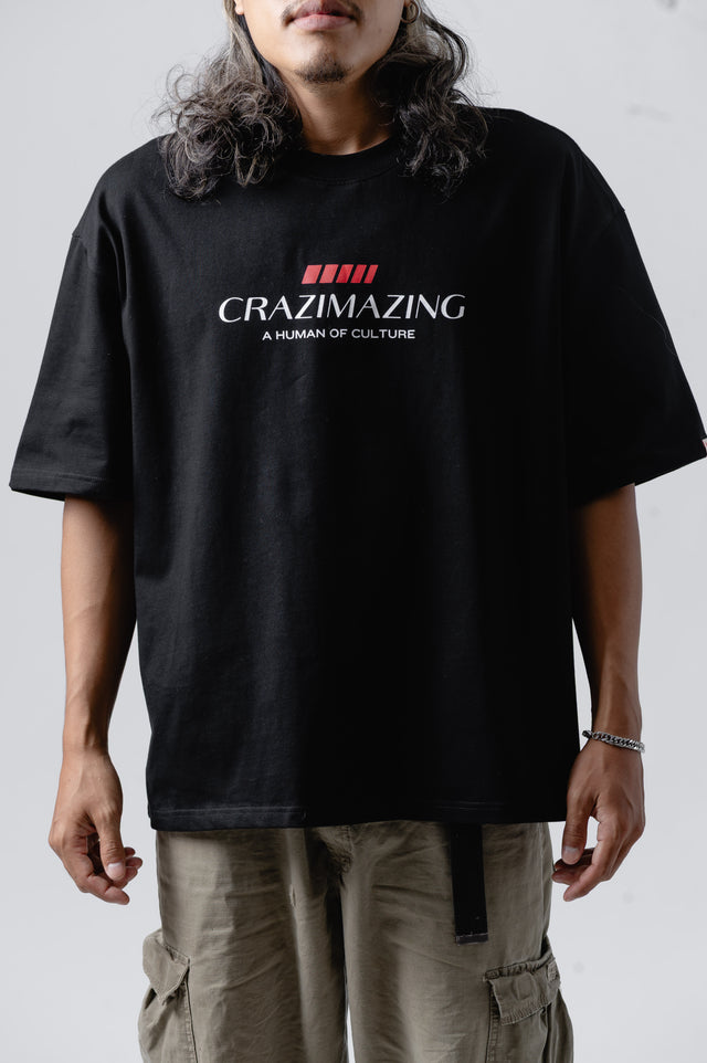 A HUMAN OF CULTURE TEE | BLACK