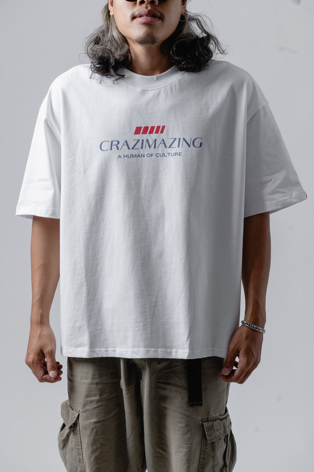 A HUMAN OF CULTURE TEE | WHITE