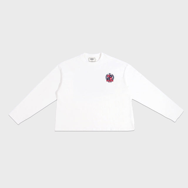 CZ UNIVERSITY SWEATER | WHITE