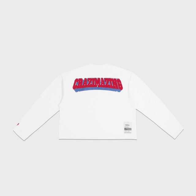 CZ UNIVERSITY SWEATER | WHITE