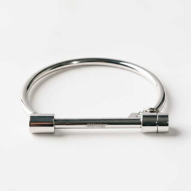 Crazimazing D Twist Bracelet in Stainless Steel