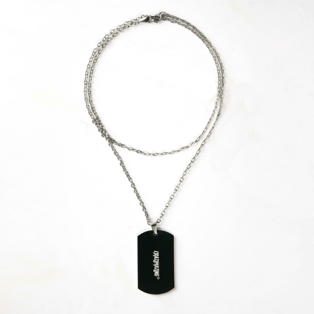 Crazimazing Military Tag Necklace in Stainless Steel